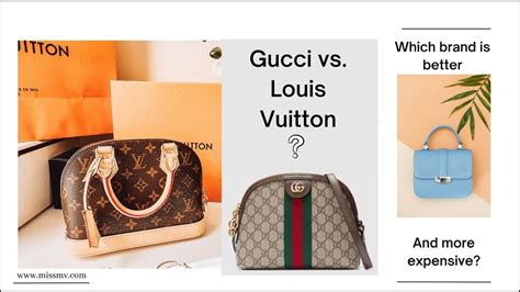 gucci vs louis vuitton more expensive|gucci vs louis vuitton reddit.